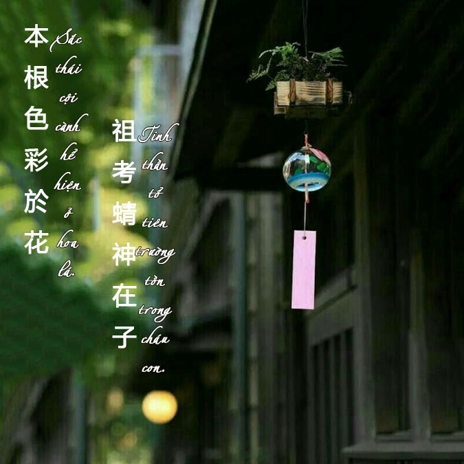 Câu đối chữ Hán về cuộc sống, tình yêu, gia đình, ngày Tết 1