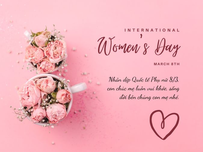 How to make a simple 8/3 card and 20 greeting card templates for International Women's Day 37