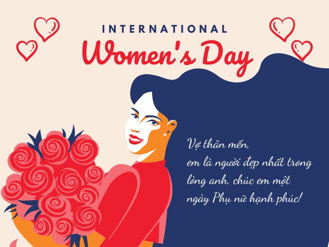 How to make a simple 8/3 card and 20 templates of greeting cards for International Women's Day 42