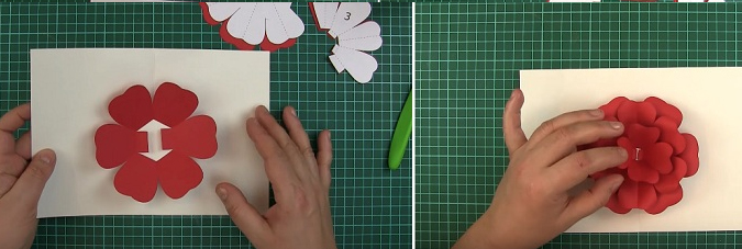 How to make a simple 8/3 card and 20 greeting card templates for International Women's Day 19