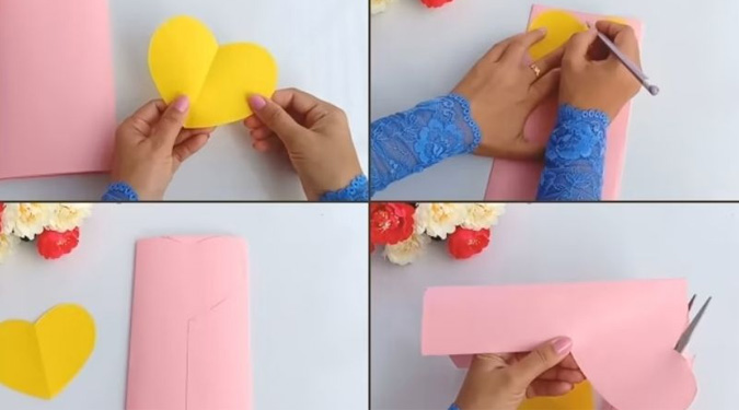 How to make a simple 8/3 card and 20 greeting card templates for International Women's Day 25