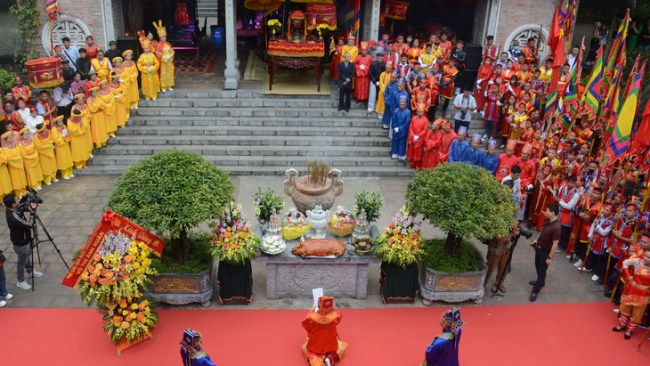 Lễ hội đền Bà Triệu đón nhận danh hiệu Di sản văn hóa phi vật thể quốc gia 1