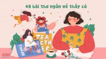40 bài thơ ngắn về thầy cô giáo hay cho ngày Nhà giáo Việt Nam ý nghĩa